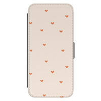 Leuke Telefoonhoesjes Samsung Galaxy A54 bookcase leer - Cute hearts