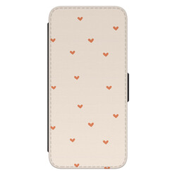 Leuke Telefoonhoesjes Samsung Galaxy A53 bookcase leer - Cute hearts