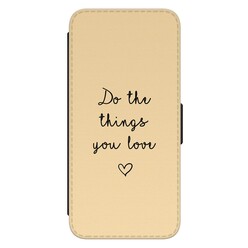 Leuke Telefoonhoesjes Samsung Galaxy A53 bookcase leer - Do the things you love