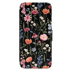 Leuke Telefoonhoesjes Samsung Galaxy A53 bookcase leer - Dark flowers