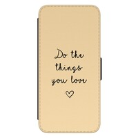 Leuke Telefoonhoesjes Samsung Galaxy S20 FE bookcase leer - Do the things you love
