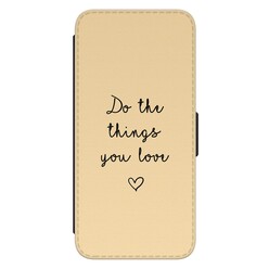 Leuke Telefoonhoesjes Samsung Galaxy S20 FE bookcase leer - Do the things you love