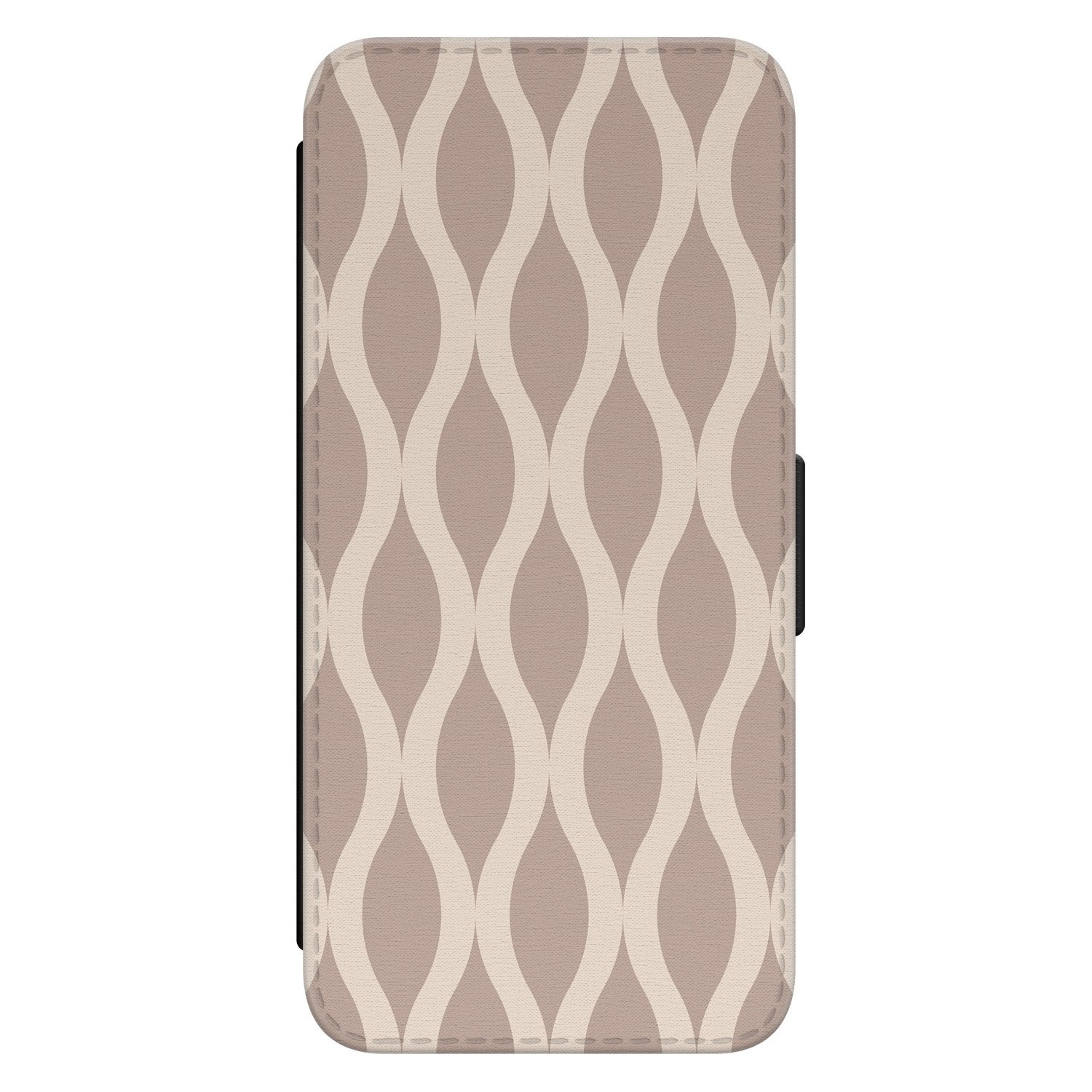 Leuke Telefoonhoesjes Samsung Galaxy S21 FE bookcase leer - Abstract beige