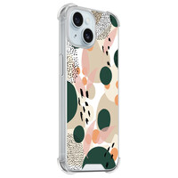 Leuke Telefoonhoesjes iPhone 15 shockproof case - Abstract painted