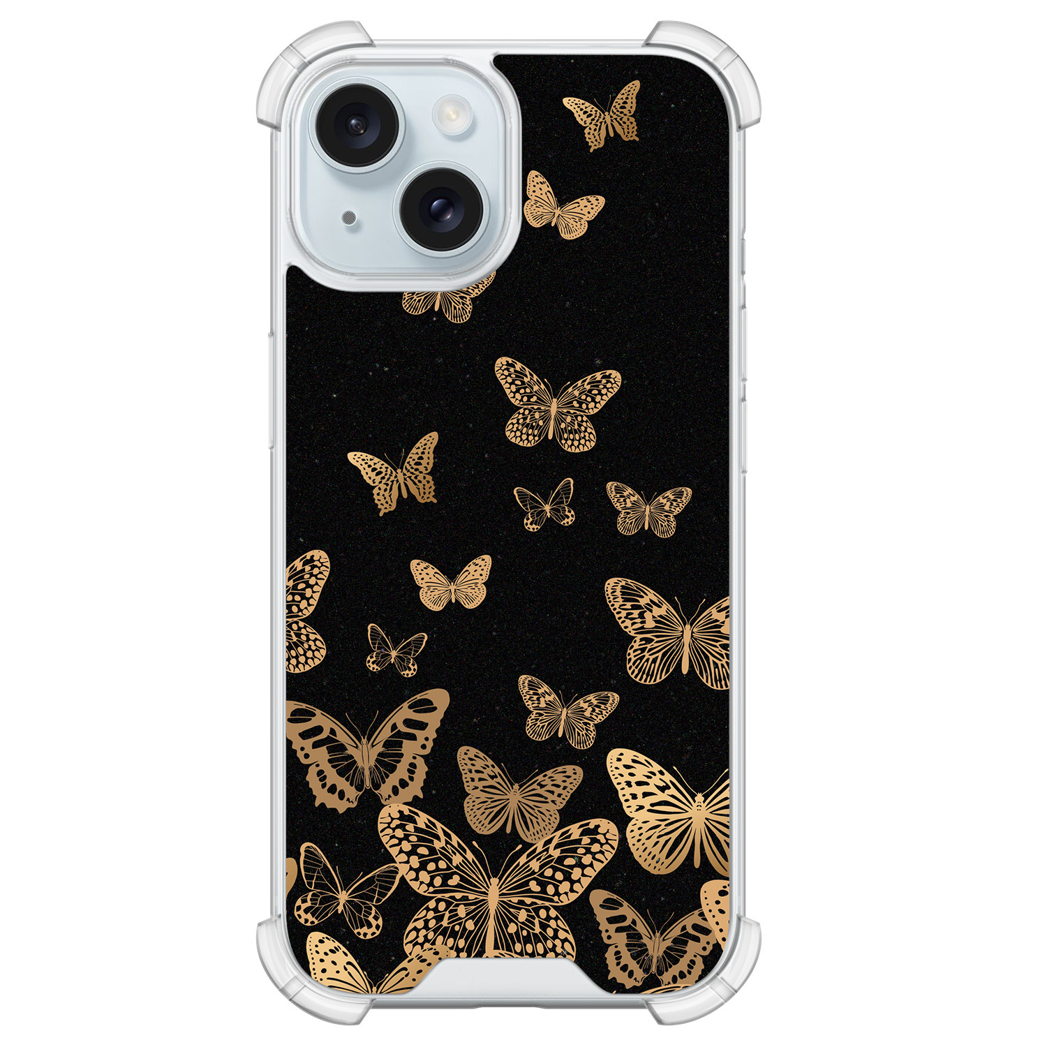 Leuke Telefoonhoesjes iPhone 15 shockproof case - Vlinders