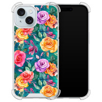 Leuke Telefoonhoesjes iPhone 15 shockproof case - Rozen