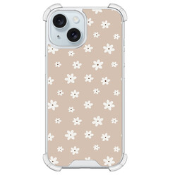 Leuke Telefoonhoesjes iPhone 15 shockproof case - Cute flowers