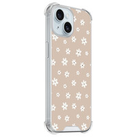 Leuke Telefoonhoesjes iPhone 15 shockproof case - Cute flowers