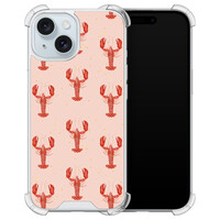 Leuke Telefoonhoesjes iPhone 15 shockproof case - Lobster