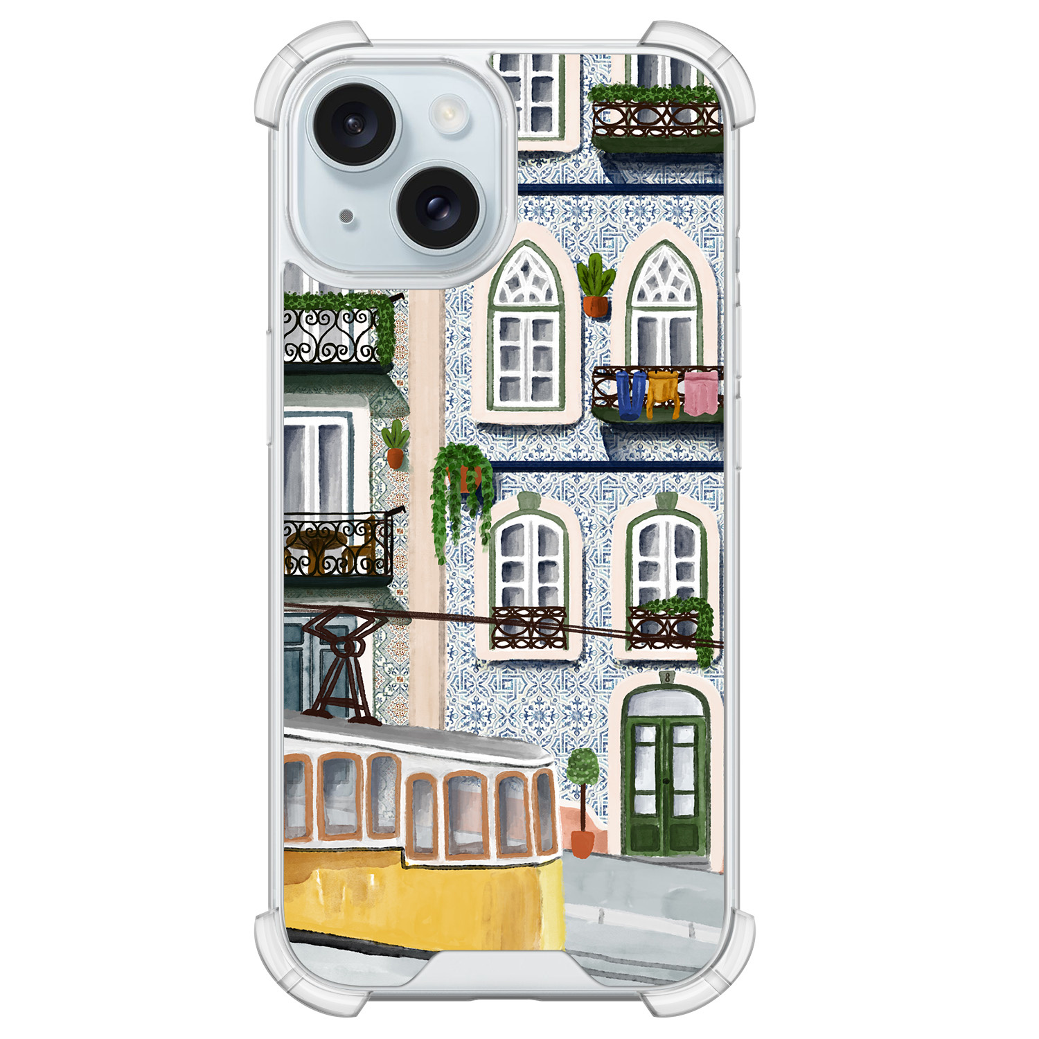 Leuke Telefoonhoesjes iPhone 15 shockproof case - Lissabon