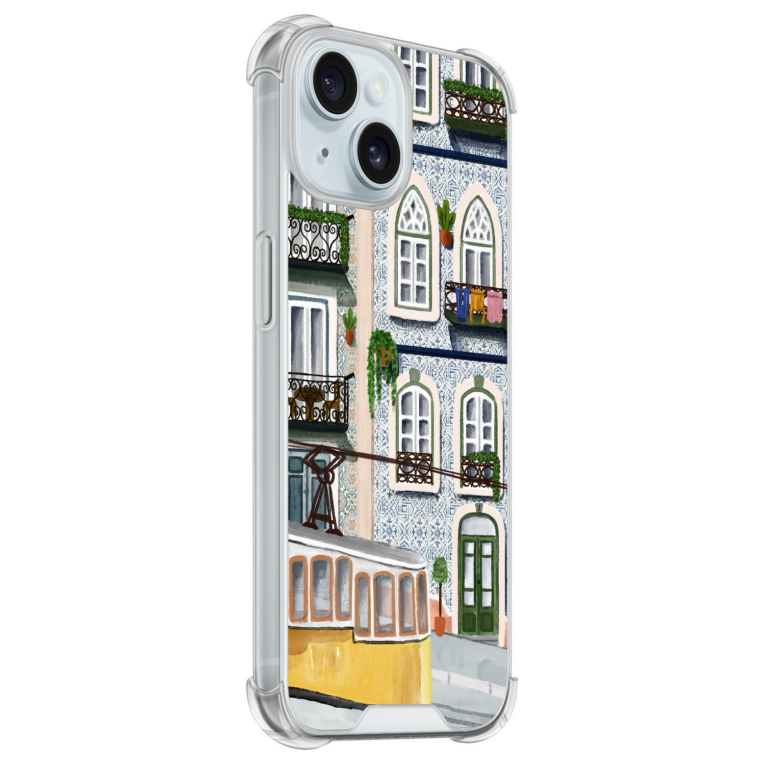Leuke Telefoonhoesjes iPhone 15 shockproof case - Lissabon