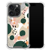 Leuke Telefoonhoesjes iPhone 15 Pro shockproof case - Abstract painted