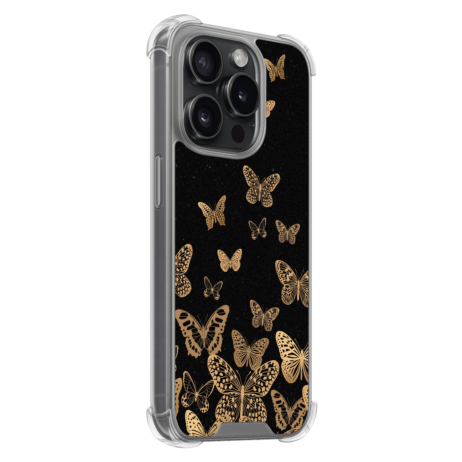 Leuke Telefoonhoesjes iPhone 15 Pro shockproof case - Vlinders