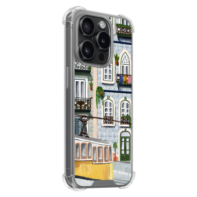 Leuke Telefoonhoesjes iPhone 15 Pro shockproof case - Lissabon