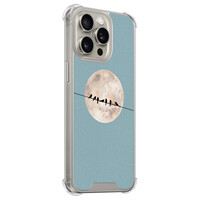 Leuke Telefoonhoesjes iPhone 15 Pro Max shockproof case - Moon birds