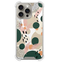 Leuke Telefoonhoesjes iPhone 15 Pro Max shockproof case - Abstract painted