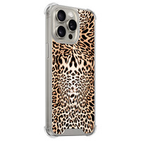 Leuke Telefoonhoesjes iPhone 15 Pro Max shockproof case - Luipaardprint