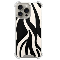 Leuke Telefoonhoesjes iPhone 15 Pro Max shockproof case - Zebra