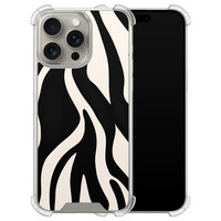 Leuke Telefoonhoesjes iPhone 15 Pro Max shockproof case - Zebra
