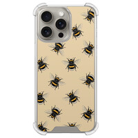 Leuke Telefoonhoesjes iPhone 15 Pro Max shockproof case - Bee happy