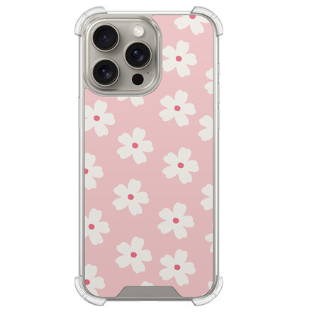 Roze retro bloempjes