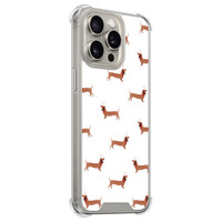 Leuke Telefoonhoesjes iPhone 15 Pro Max shockproof case - Teckels