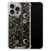 Leuke Telefoonhoesjes iPhone 15 Pro Max shockproof case - Sun, moon & stars
