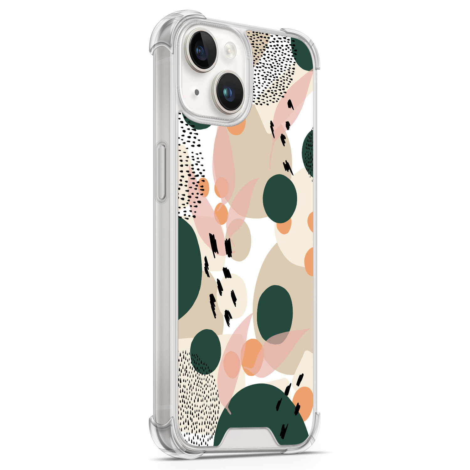 Leuke Telefoonhoesjes iPhone 14 shockproof case - Abstract painted