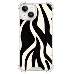 Leuke Telefoonhoesjes iPhone 14 shockproof case - Zebra