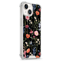 Leuke Telefoonhoesjes iPhone 14 shockproof case - Dark flowers