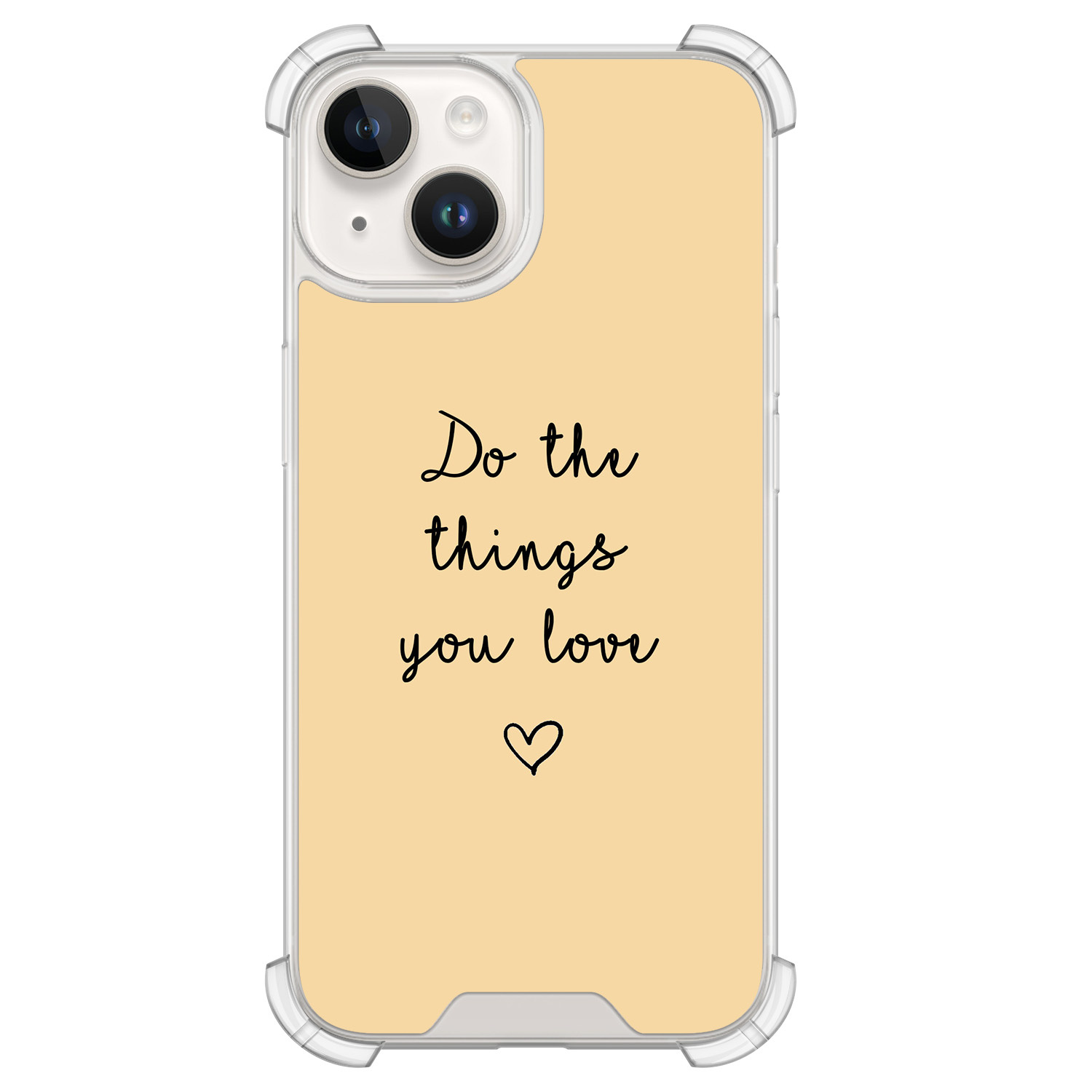 Leuke Telefoonhoesjes iPhone 14 shockproof case - Do the things with love