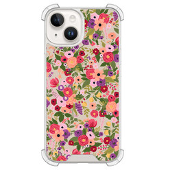 Leuke Telefoonhoesjes iPhone 14 shockproof case - Floral garden