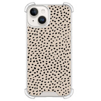 Leuke Telefoonhoesjes iPhone 14 shockproof case - Almond dots