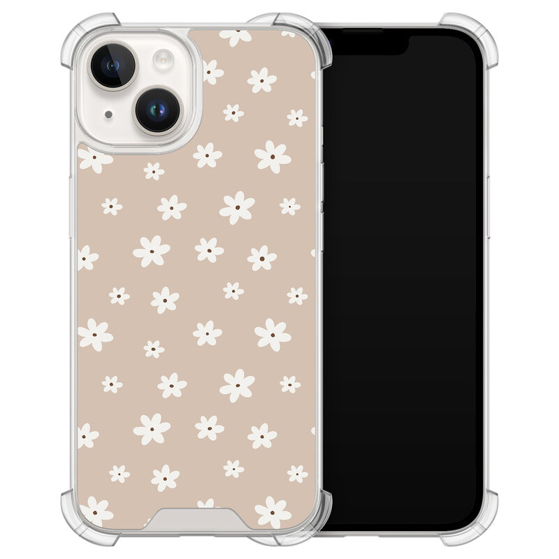 Leuke Telefoonhoesjes iPhone 14 shockproof case - Cute flowers