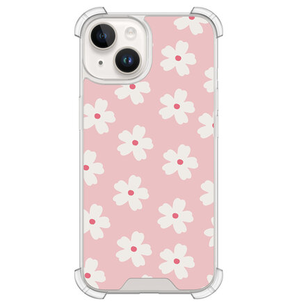 Roze retro bloempjes