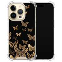 Leuke Telefoonhoesjes iPhone 14 Pro shockproof case - Vlinders