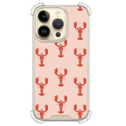 Leuke Telefoonhoesjes iPhone 14 Pro shockproof case - Lobster