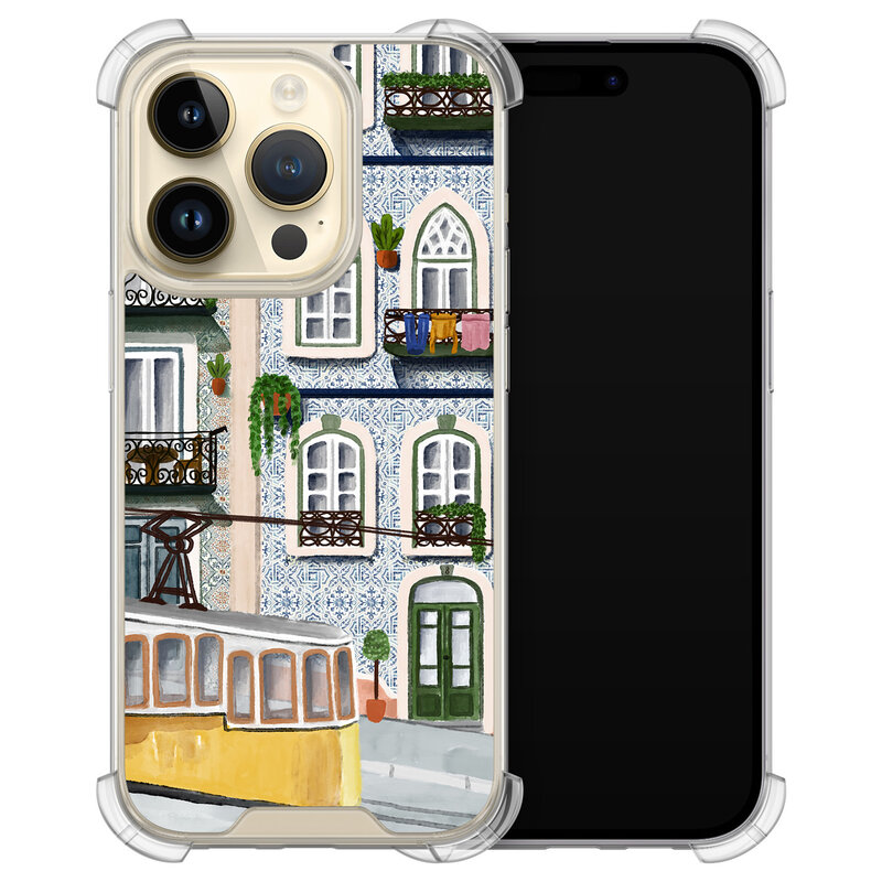 Leuke Telefoonhoesjes iPhone 14 Pro shockproof case - Lissabon