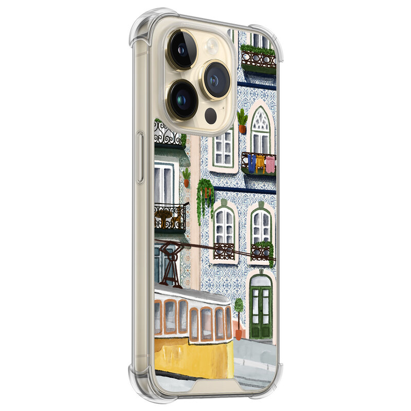 Leuke Telefoonhoesjes iPhone 14 Pro shockproof case - Lissabon