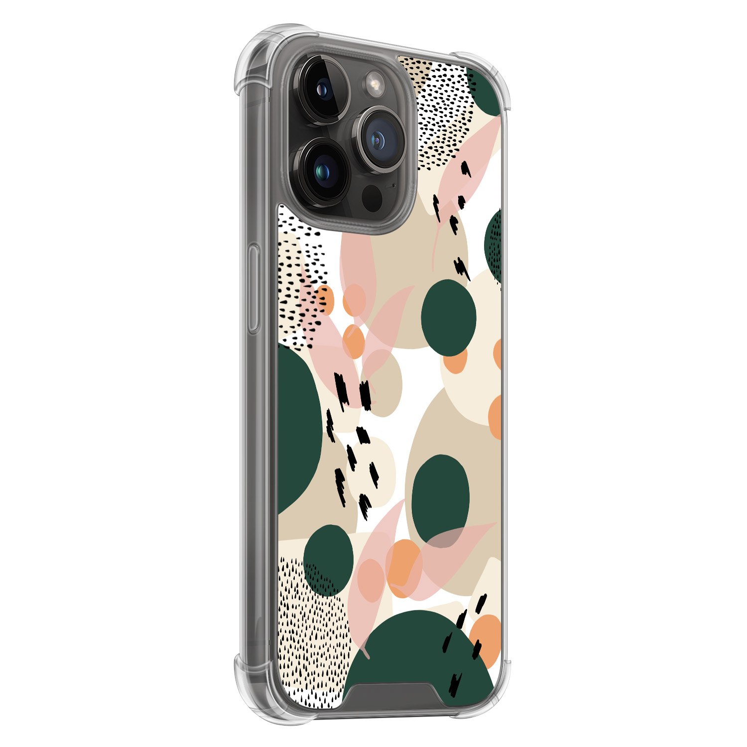 Leuke Telefoonhoesjes iPhone 14 Pro Max shockproof case - Abstract painted