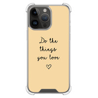 Leuke Telefoonhoesjes iPhone 14 Pro Max shockproof case - Do the things with love