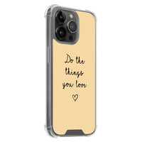 Leuke Telefoonhoesjes iPhone 14 Pro Max shockproof case - Do the things with love