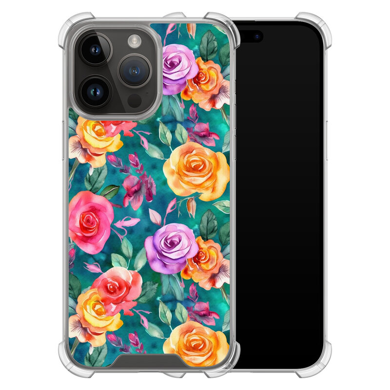 Leuke Telefoonhoesjes iPhone 14 Pro Max shockproof case - Rozen
