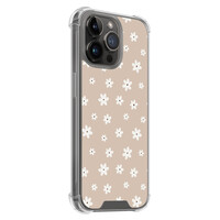 Leuke Telefoonhoesjes iPhone 14 Pro Max shockproof case - Cute flowers
