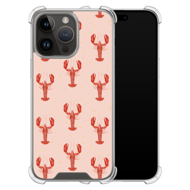 Leuke Telefoonhoesjes iPhone 14 Pro Max shockproof case - Lobster