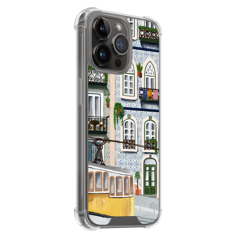 Leuke Telefoonhoesjes iPhone 14 Pro Max shockproof case - Lissabon
