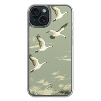 Leuke Telefoonhoesjes iPhone 15 hybride hoesje - Vogels