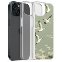 Leuke Telefoonhoesjes iPhone 15 hybride hoesje - Vogels