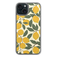 Leuke Telefoonhoesjes iPhone 15 hybride hoesje - Citroenen