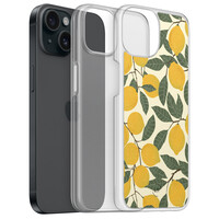 Leuke Telefoonhoesjes iPhone 15 hybride hoesje - Citroenen